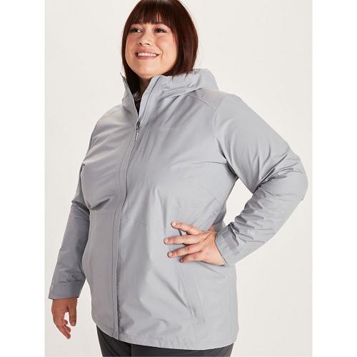 Marmot Rain Jacket Grey NZ - Minimalist Jackets Womens NZ2784956